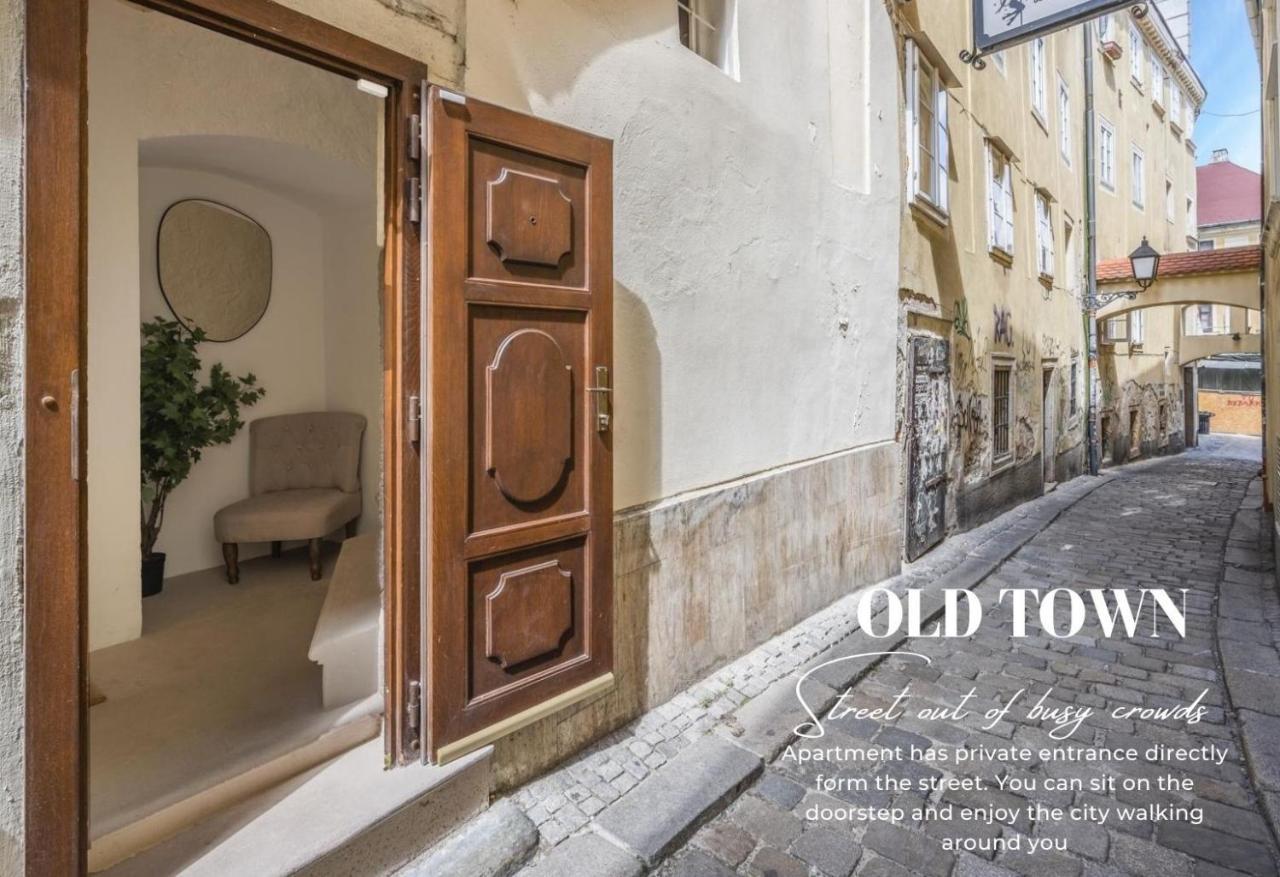 New Design & High Standard Apt From 16Th Century In Old Town-Free Parking Bratislava Luaran gambar